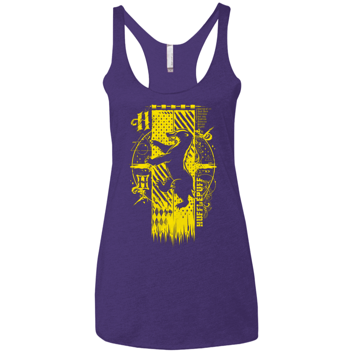 T-Shirts Purple Rush / X-Small Magic H House Women's Triblend Racerback Tank