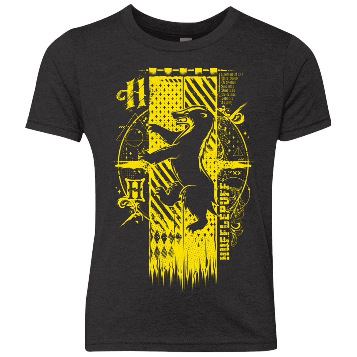 T-Shirts Vintage Black / YXS Magic H House Youth Triblend T-Shirt