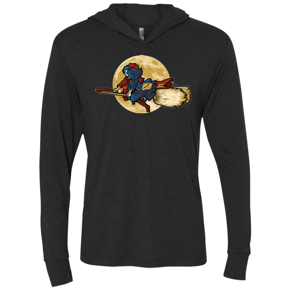 T-Shirts Vintage Black / X-Small MAGIC LOVE Triblend Long Sleeve Hoodie Tee