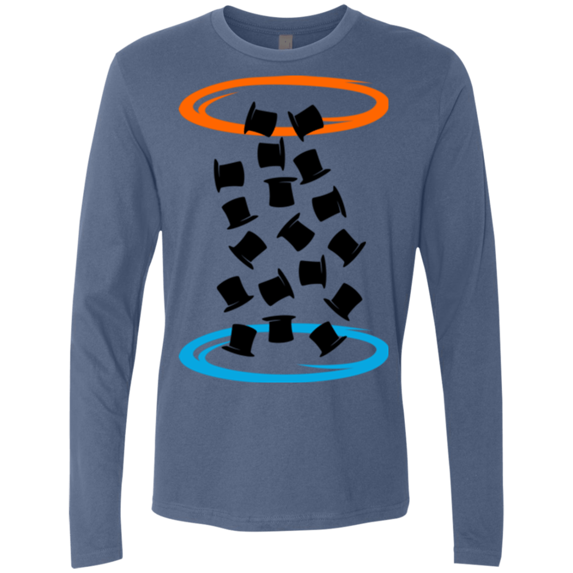 T-Shirts Indigo / Small Magic portal Men's Premium Long Sleeve