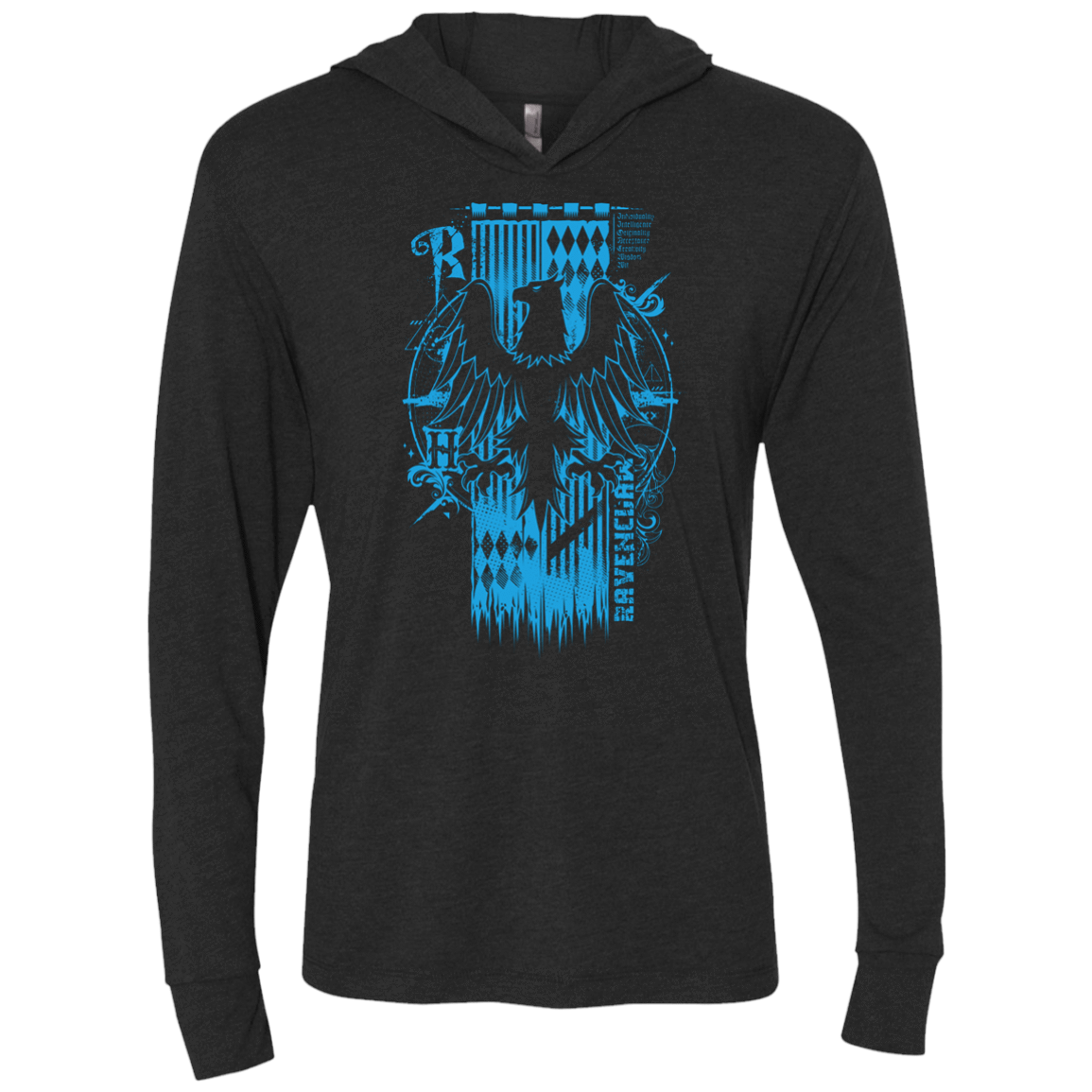 T-Shirts Vintage Black / X-Small Magic R House Triblend Long Sleeve Hoodie Tee