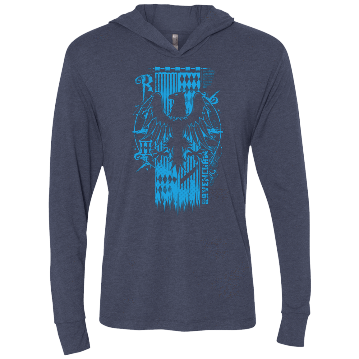 T-Shirts Vintage Navy / X-Small Magic R House Triblend Long Sleeve Hoodie Tee