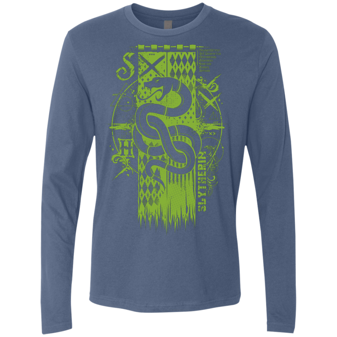 T-Shirts Indigo / Small Magic S House Men's Premium Long Sleeve