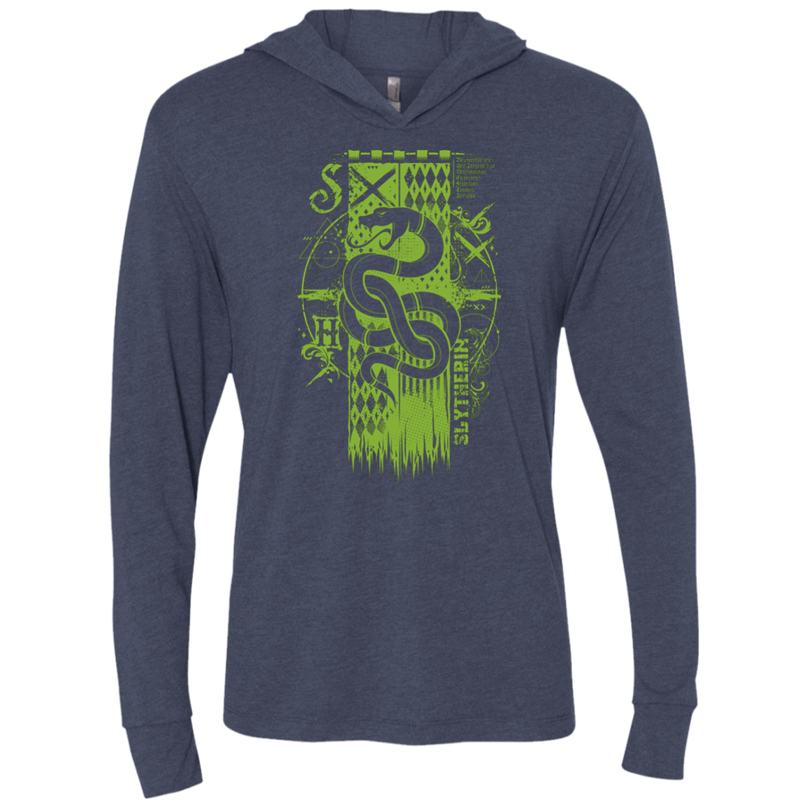 T-Shirts Vintage Navy / X-Small Magic S House Triblend Long Sleeve Hoodie Tee