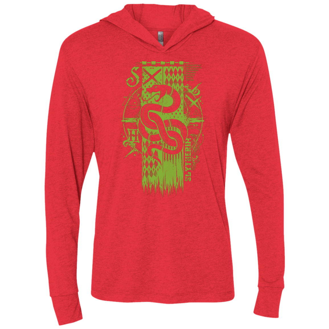 T-Shirts Vintage Red / X-Small Magic S House Triblend Long Sleeve Hoodie Tee