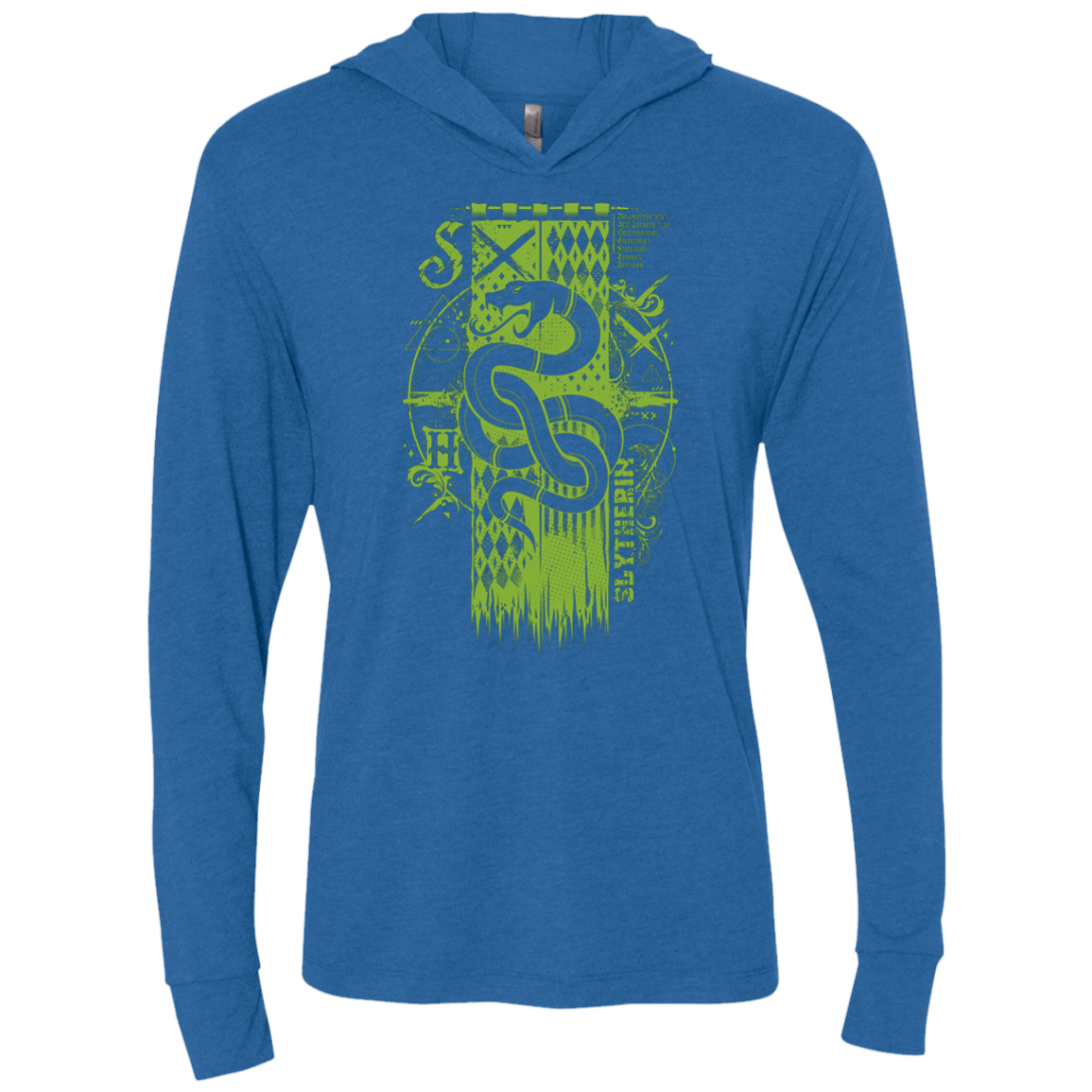 T-Shirts Vintage Royal / X-Small Magic S House Triblend Long Sleeve Hoodie Tee