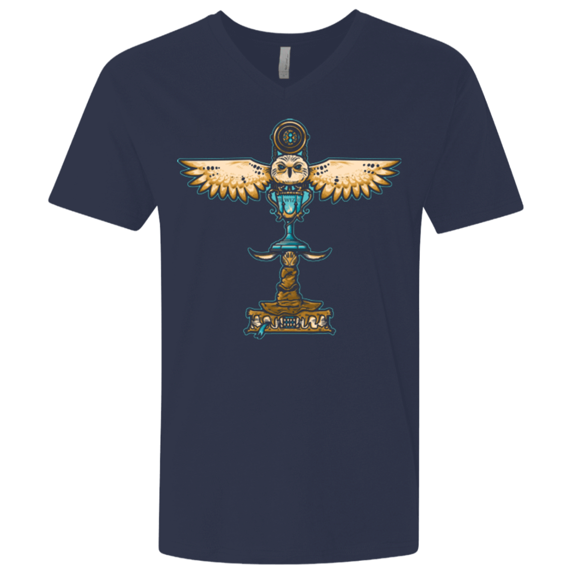 T-Shirts Midnight Navy / X-Small MAGIC TOTEM Men's Premium V-Neck