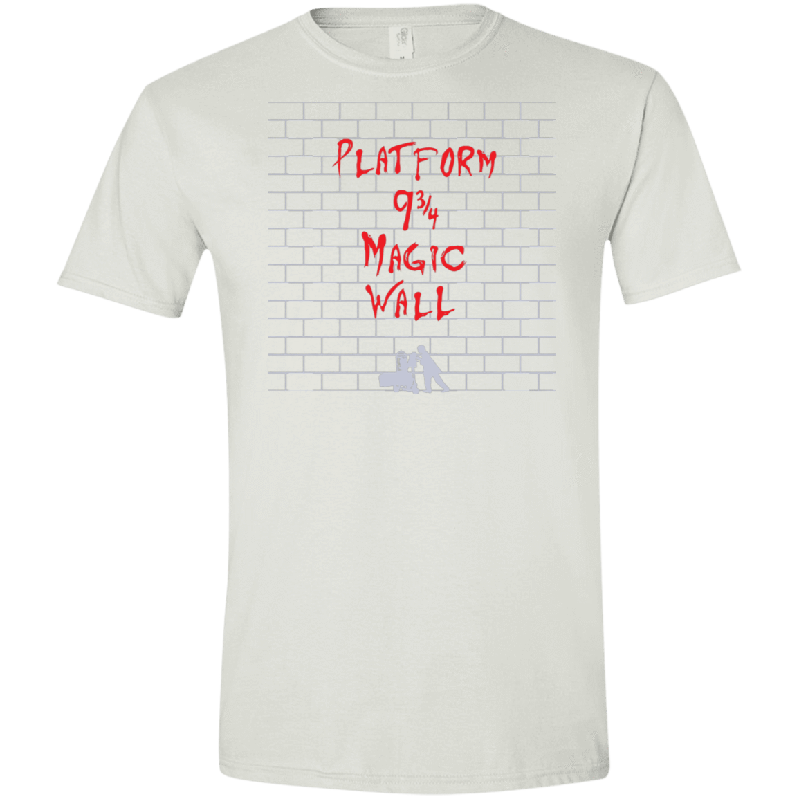 T-Shirts White / X-Small Magic Wall Men's Semi-Fitted Softstyle