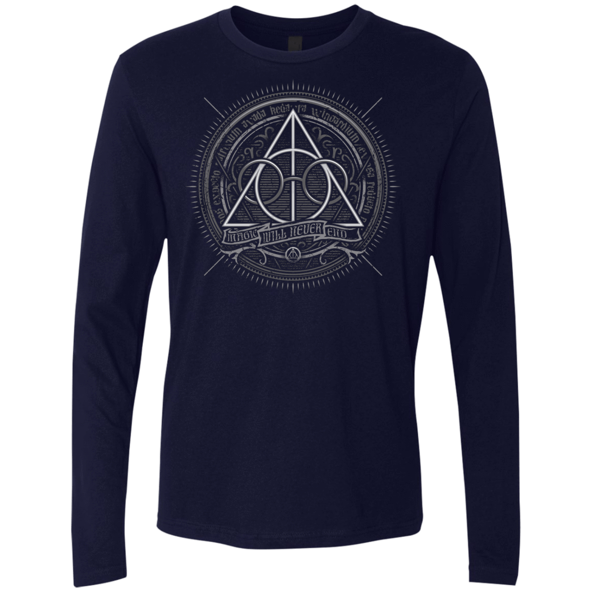 T-Shirts Midnight Navy / Small Magic Will Never End Men's Premium Long Sleeve