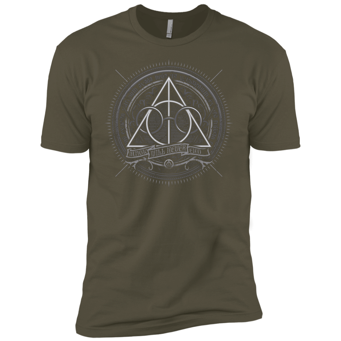T-Shirts Military Green / X-Small Magic Will Never End Men's Premium T-Shirt