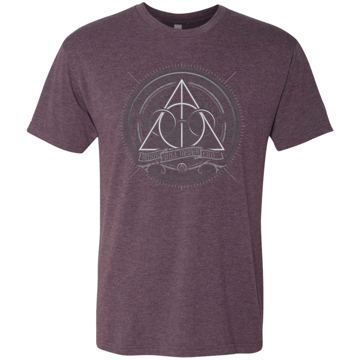 T-Shirts Vintage Purple / Small Magic Will Never End Men's Triblend T-Shirt