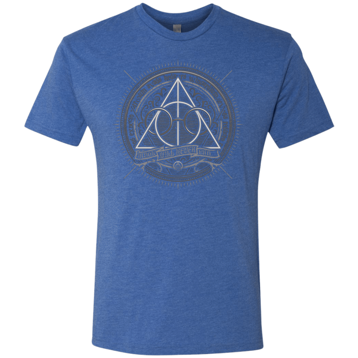 T-Shirts Vintage Royal / Small Magic Will Never End Men's Triblend T-Shirt