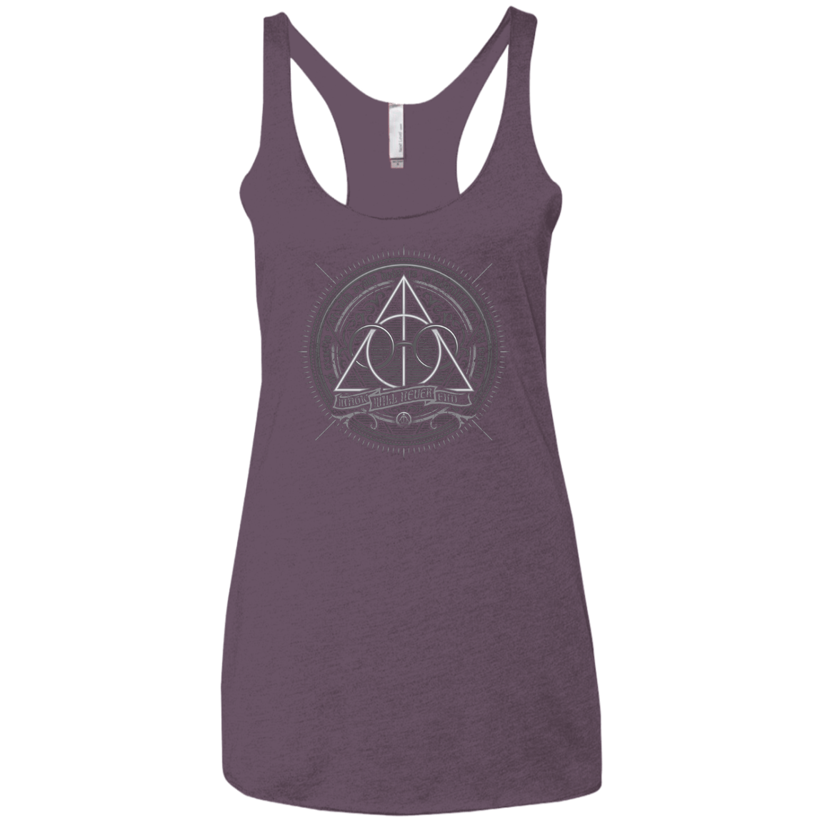 T-Shirts Vintage Purple / X-Small Magic Will Never End Women's Triblend Racerback Tank
