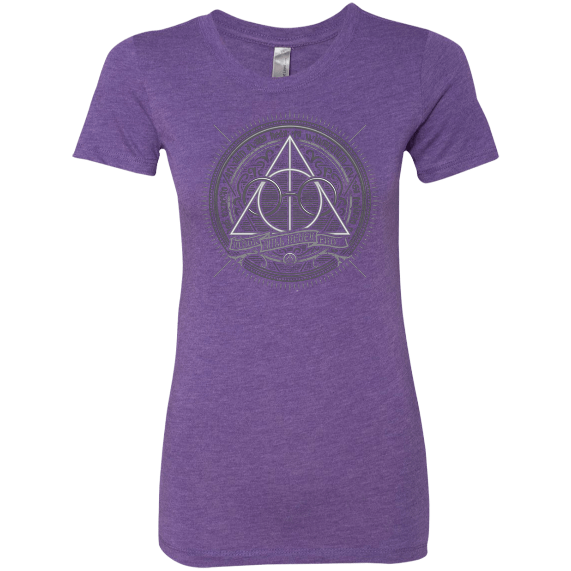 T-Shirts Purple Rush / Small Magic Will Never End Women's Triblend T-Shirt