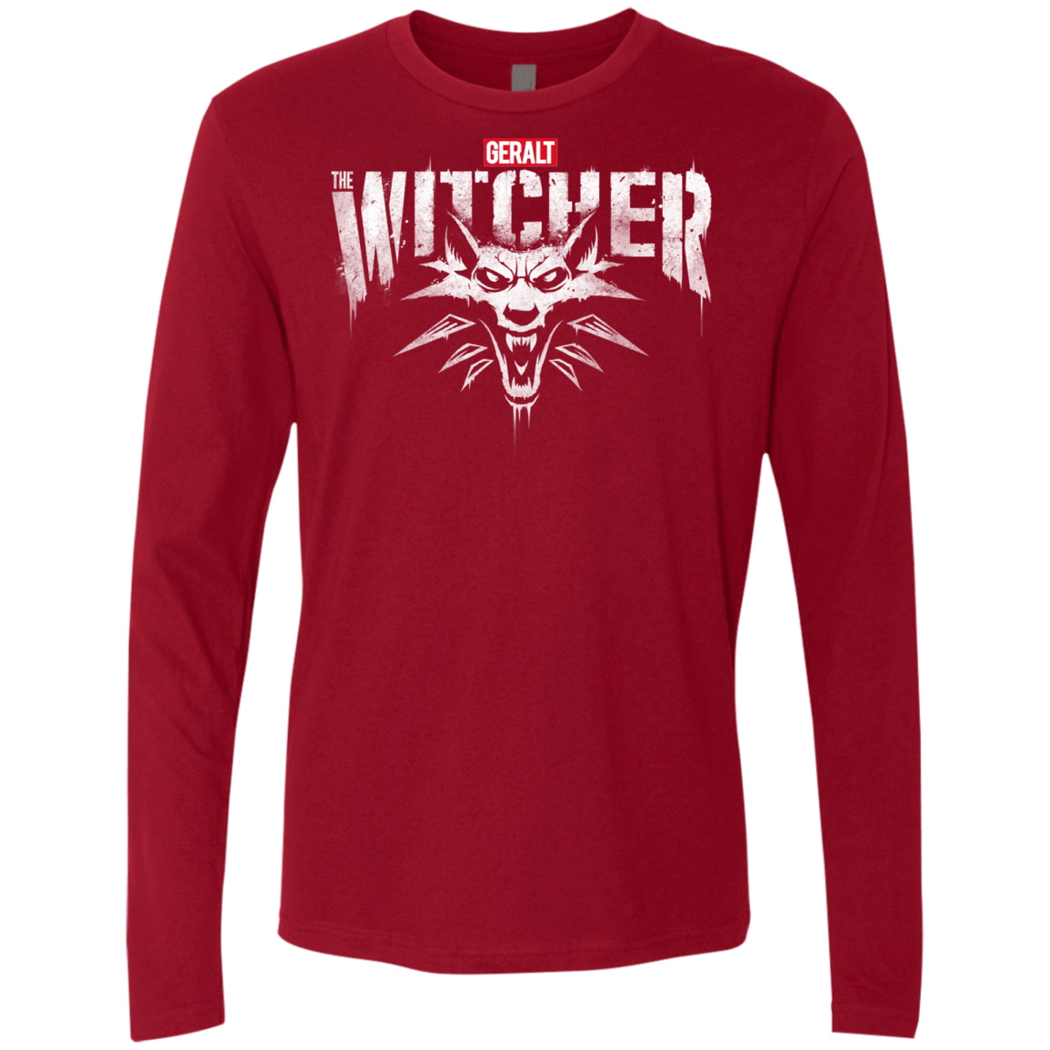 T-Shirts Cardinal / S Magic Wolf Men's Premium Long Sleeve