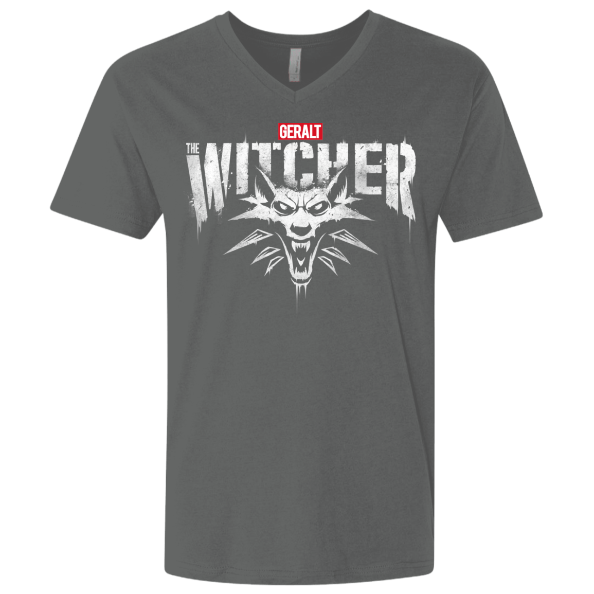 T-Shirts Heavy Metal / X-Small Magic Wolf Men's Premium V-Neck