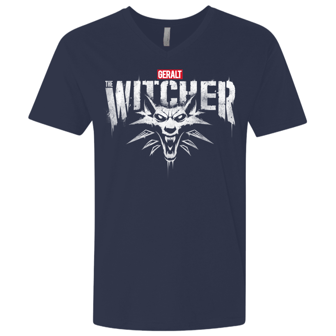 T-Shirts Midnight Navy / X-Small Magic Wolf Men's Premium V-Neck