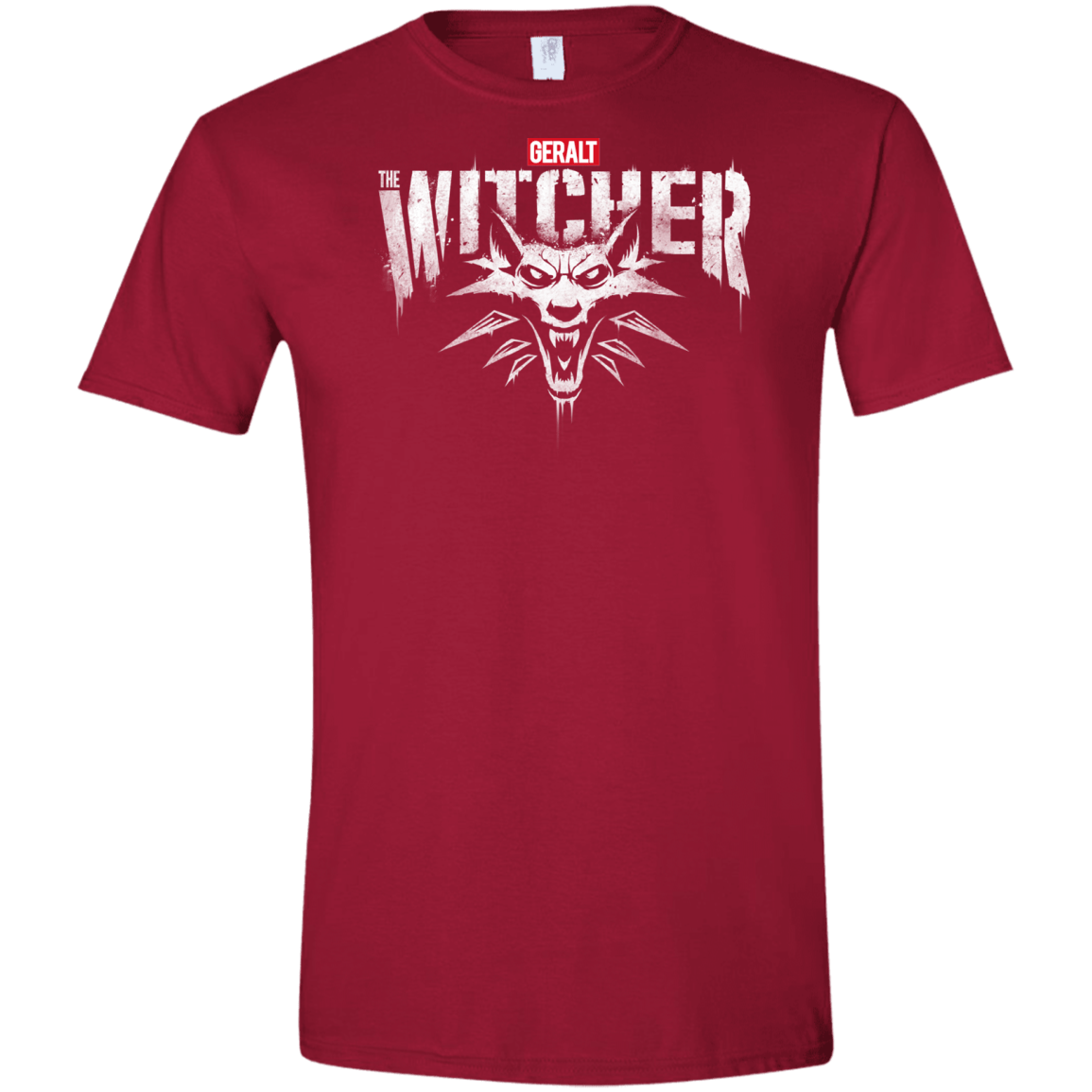 T-Shirts Cardinal Red / S Magic Wolf Men's Semi-Fitted Softstyle