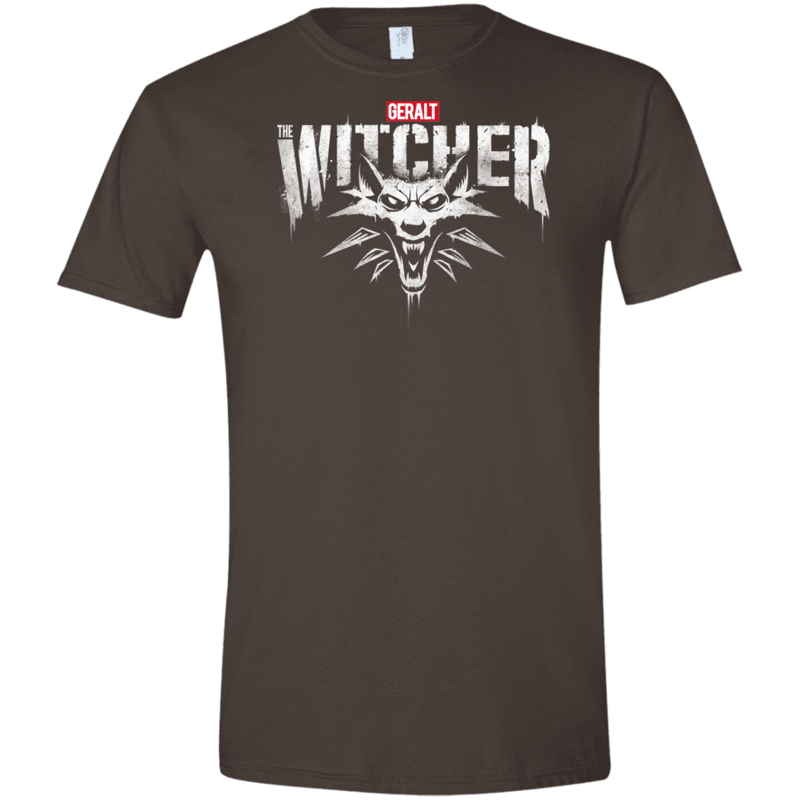 T-Shirts Dark Chocolate / S Magic Wolf Men's Semi-Fitted Softstyle