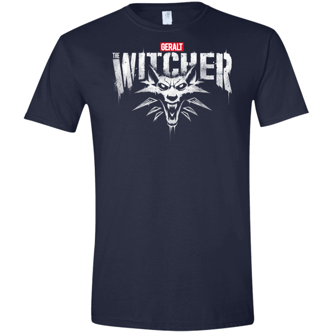 T-Shirts Navy / X-Small Magic Wolf Men's Semi-Fitted Softstyle