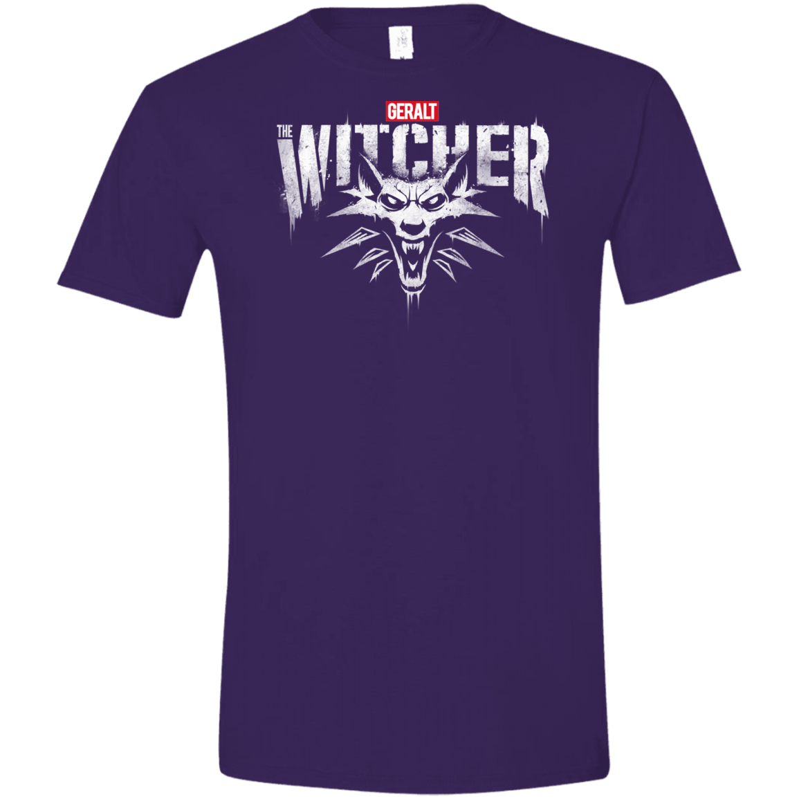 T-Shirts Purple / S Magic Wolf Men's Semi-Fitted Softstyle