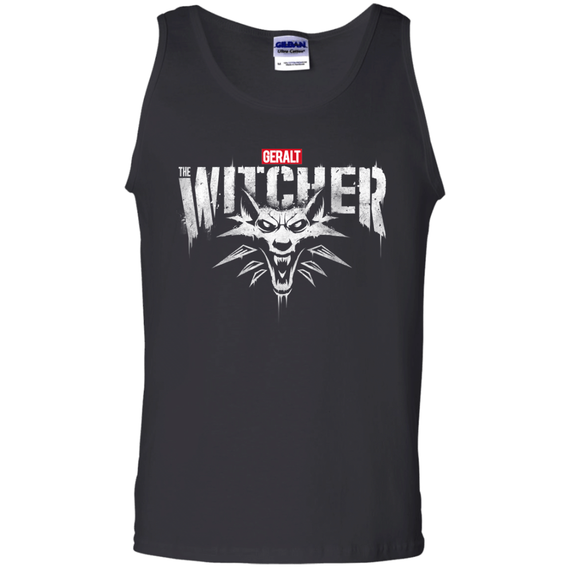 T-Shirts Black / S Magic Wolf Men's Tank Top