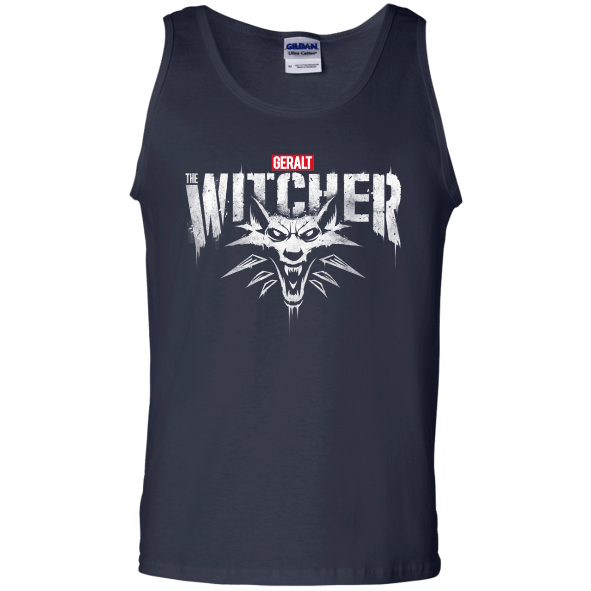 T-Shirts Navy / S Magic Wolf Men's Tank Top