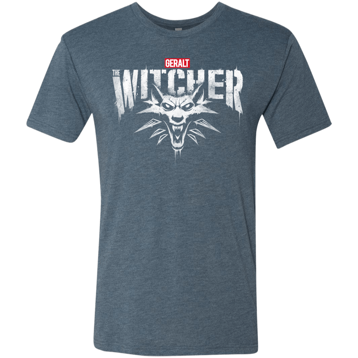 T-Shirts Indigo / S Magic Wolf Men's Triblend T-Shirt