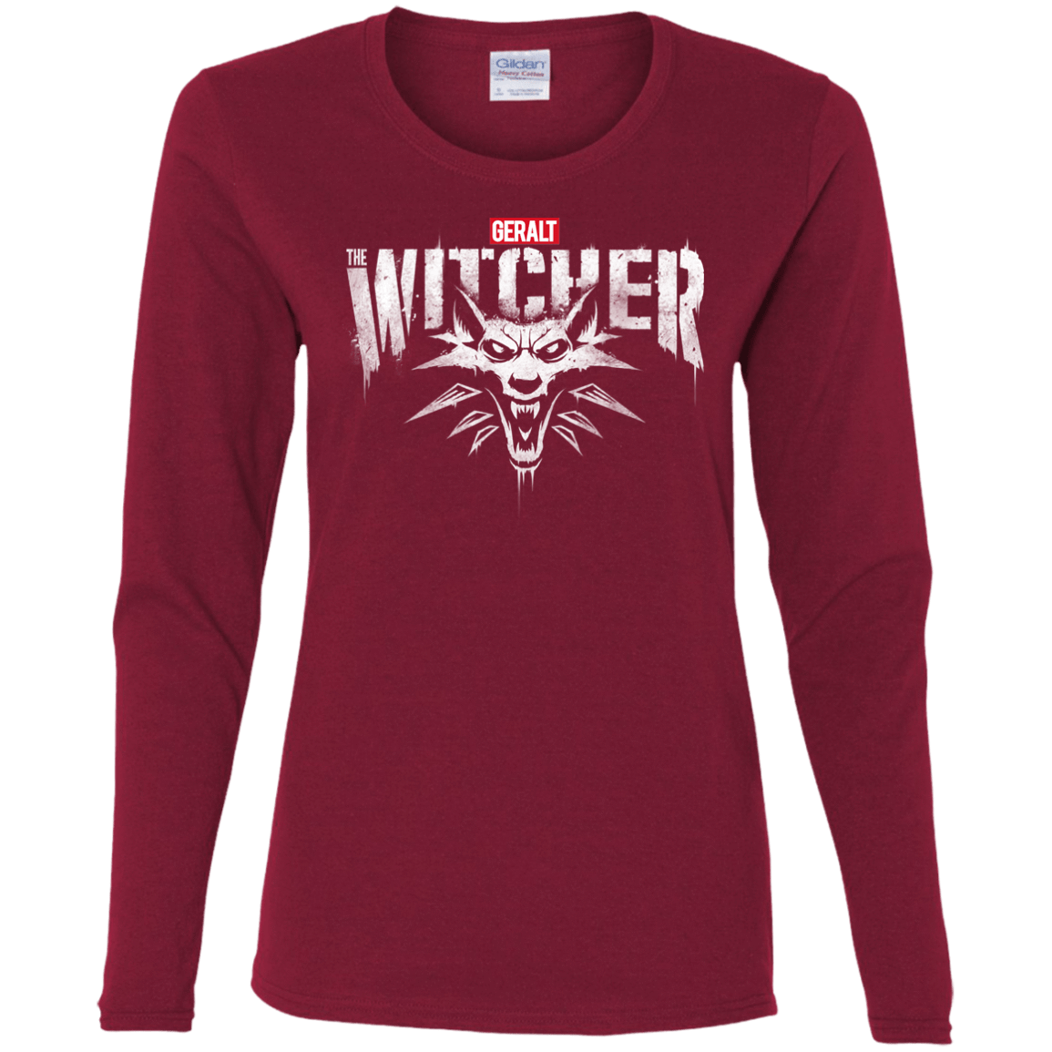 T-Shirts Cardinal / S Magic Wolf Women's Long Sleeve T-Shirt