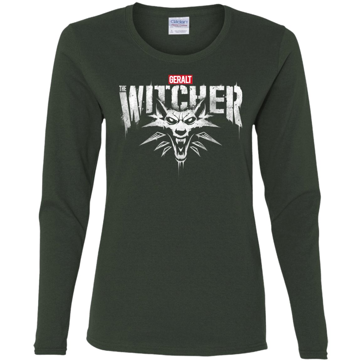 T-Shirts Forest / S Magic Wolf Women's Long Sleeve T-Shirt