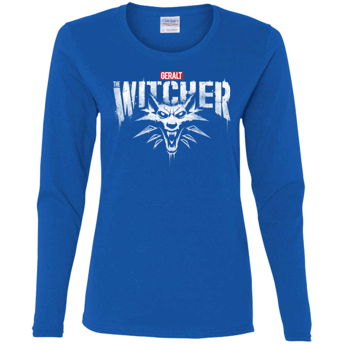 T-Shirts Royal / S Magic Wolf Women's Long Sleeve T-Shirt