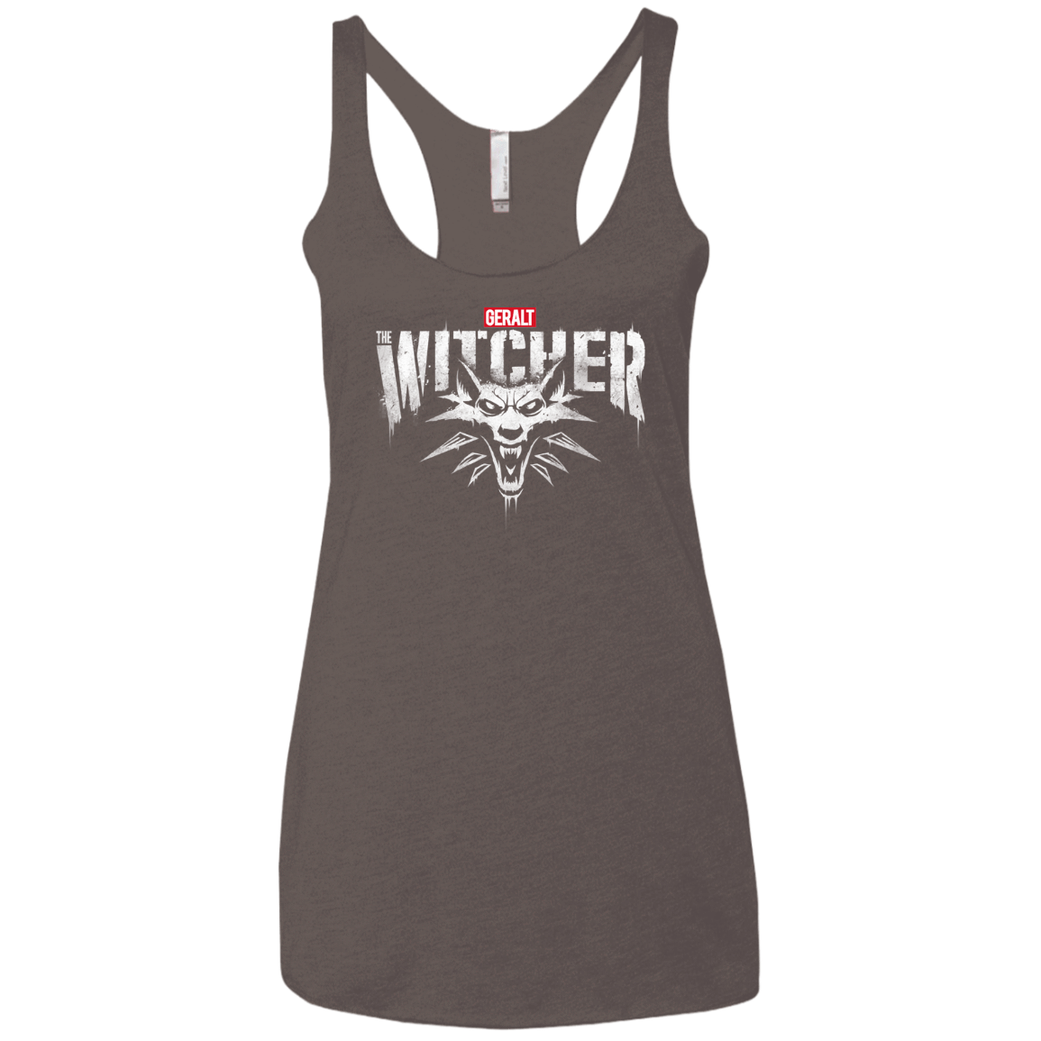 T-Shirts Macchiato / X-Small Magic Wolf Women's Triblend Racerback Tank