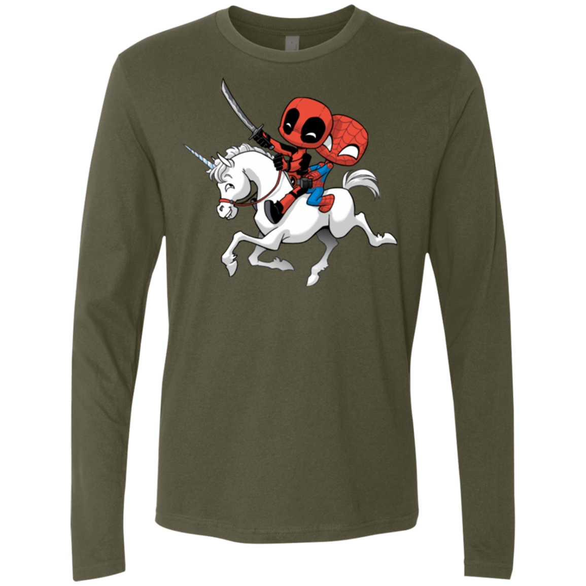 T-Shirts Military Green / Small Magical Friends Men's Premium Long Sleeve