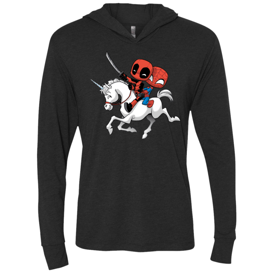 T-Shirts Vintage Black / X-Small Magical Friends Triblend Long Sleeve Hoodie Tee