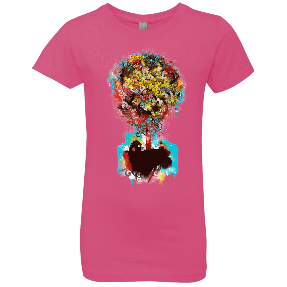 T-Shirts Hot Pink / YXS Magical Tree Girls Premium T-Shirt