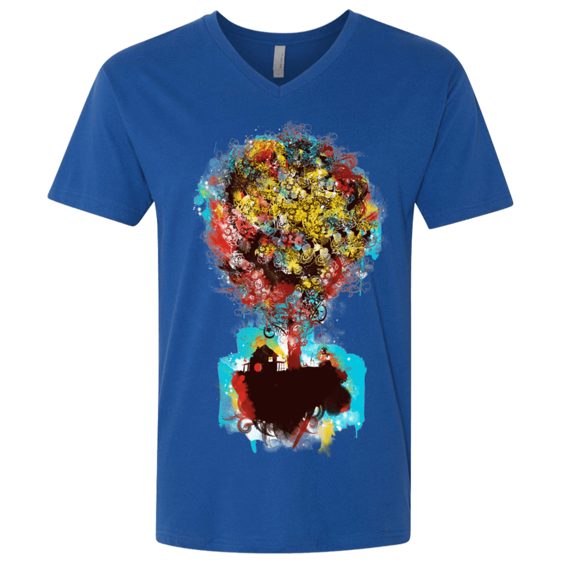 T-Shirts Royal / X-Small Magical Tree Men's Premium V-Neck