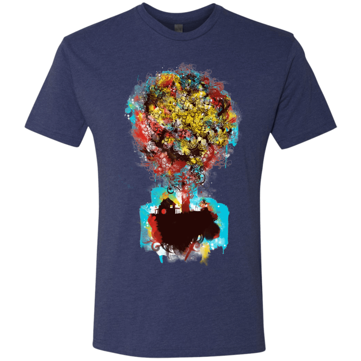 T-Shirts Vintage Navy / S Magical Tree Men's Triblend T-Shirt