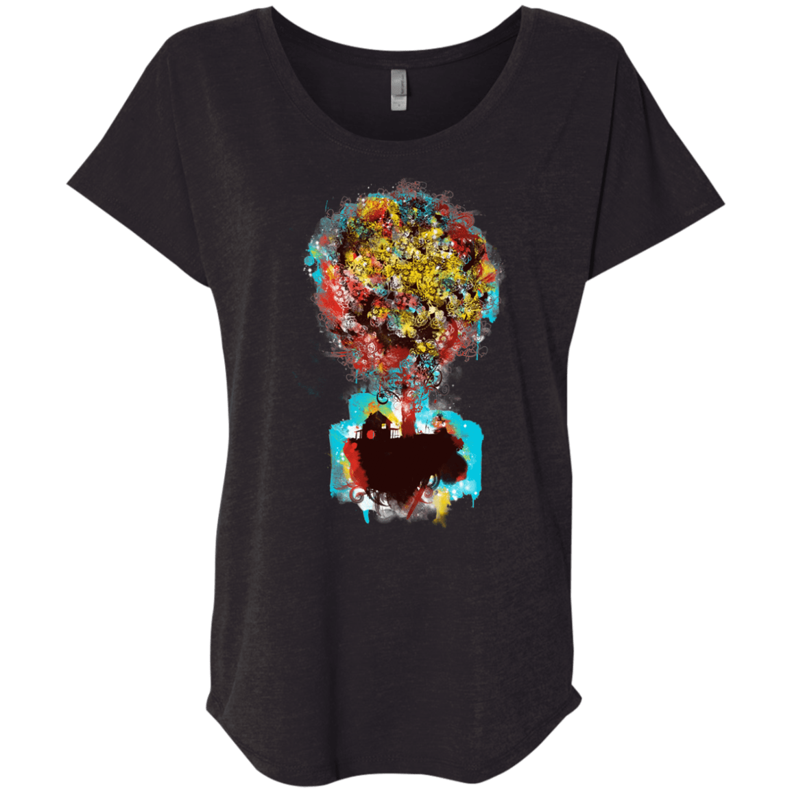 Magical Tree Triblend Dolman Sleeve