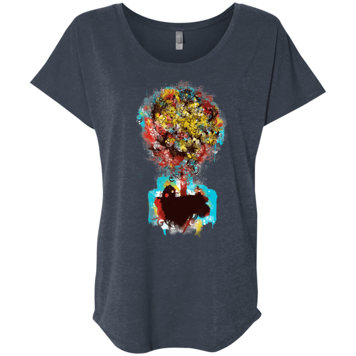 Magical Tree Triblend Dolman Sleeve