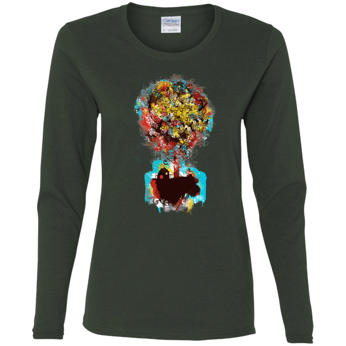 T-Shirts Forest / S Magical Tree Women's Long Sleeve T-Shirt