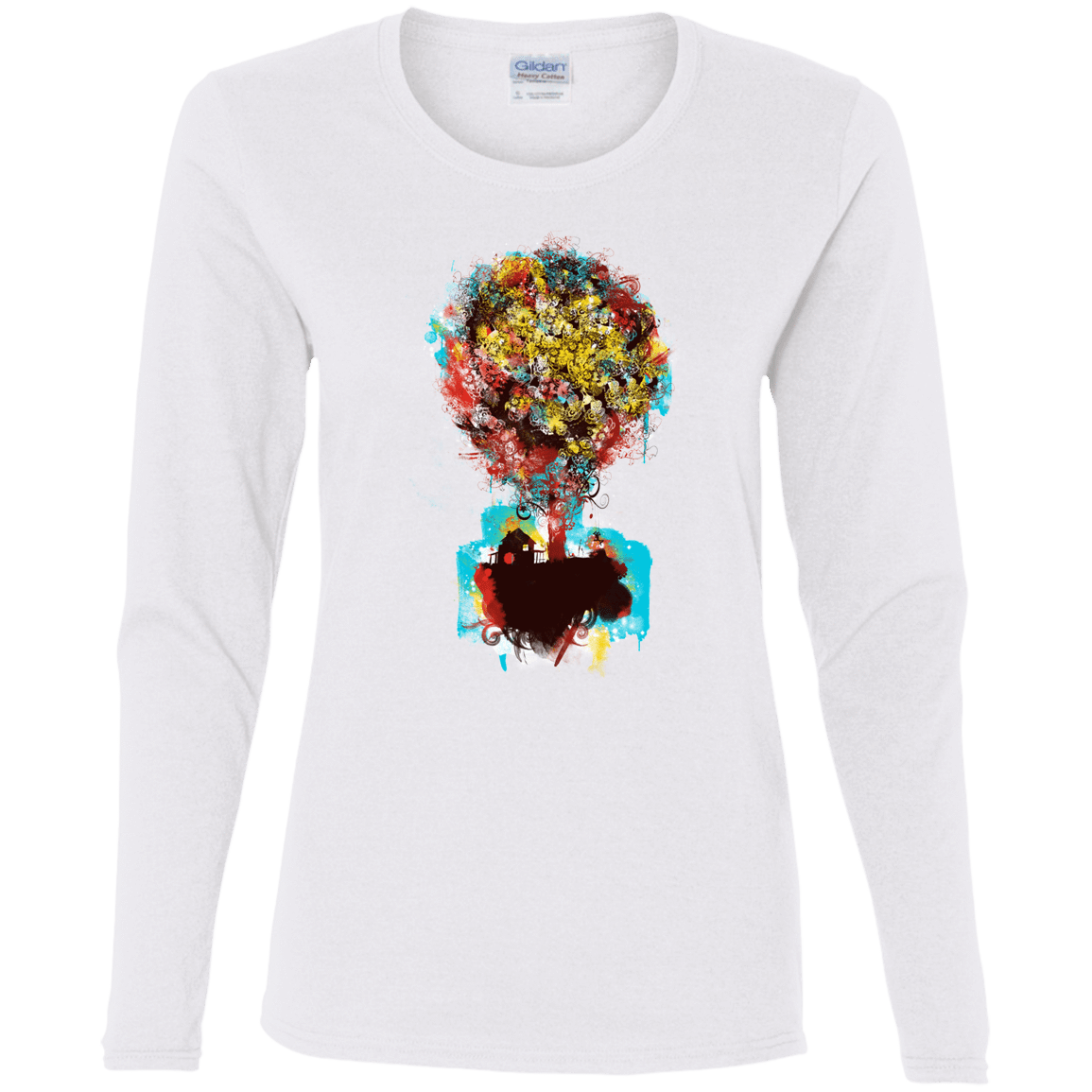 T-Shirts White / S Magical Tree Women's Long Sleeve T-Shirt