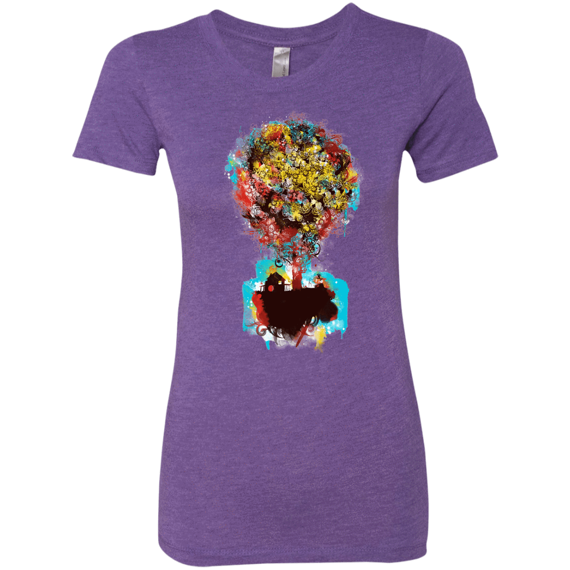 T-Shirts Purple Rush / S Magical Tree Women's Triblend T-Shirt