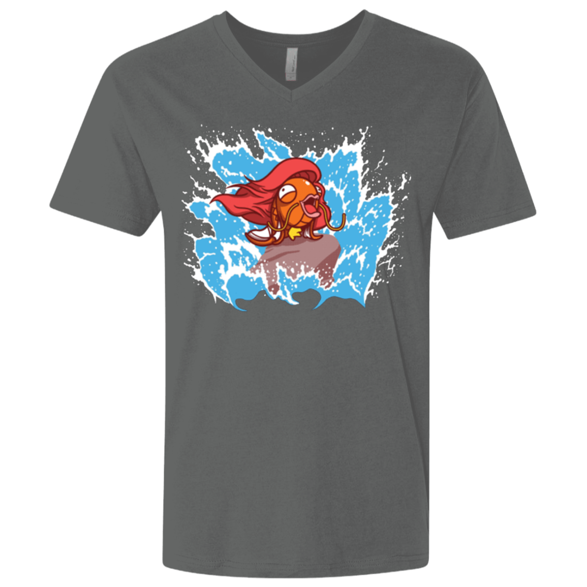 T-Shirts Heavy Metal / X-Small Magikarp Men's Premium V-Neck