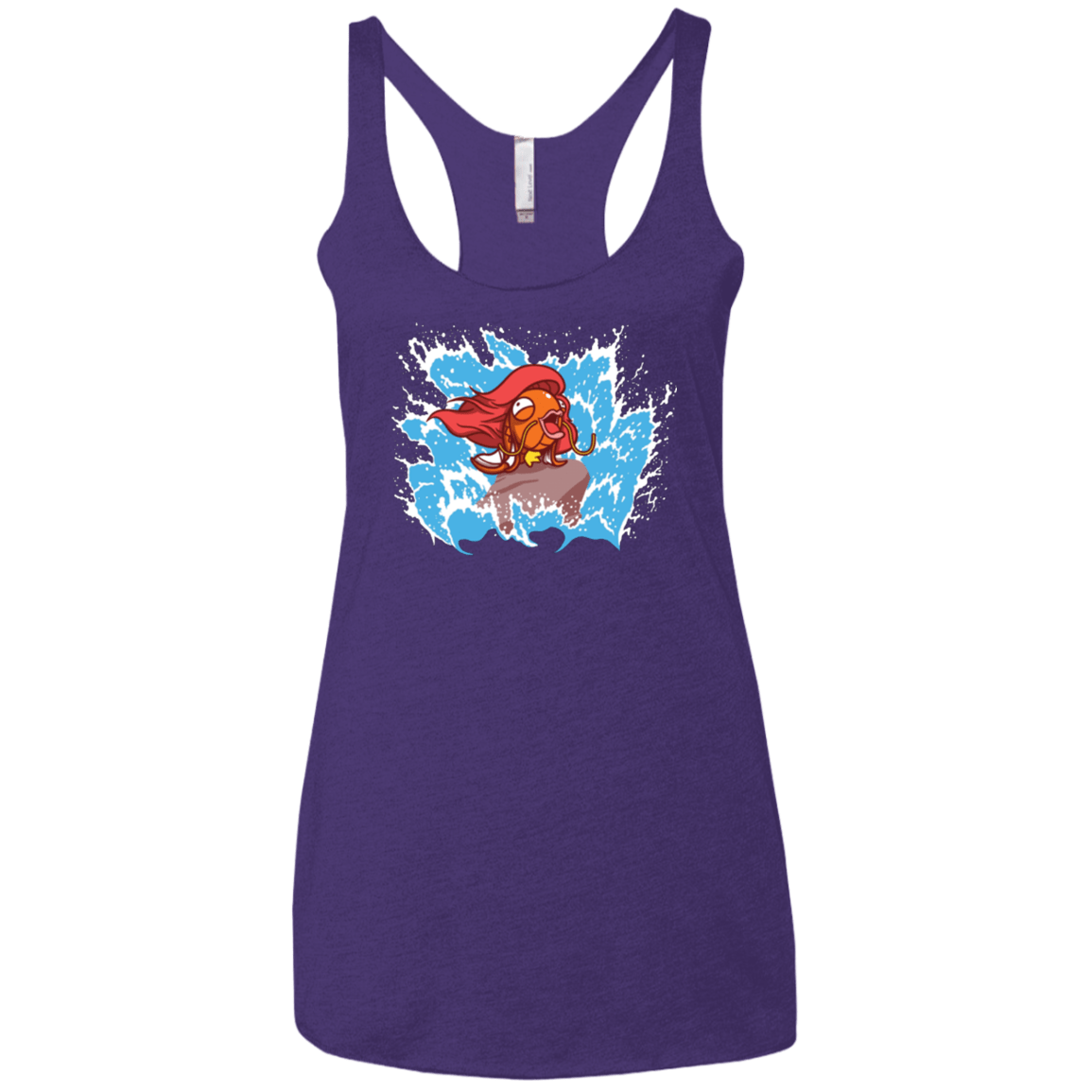 T-Shirts Purple / X-Small Magikarp Women's Triblend Racerback Tank