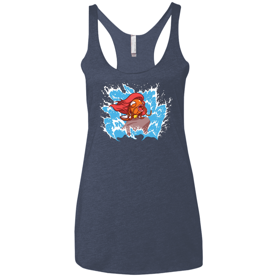 T-Shirts Vintage Navy / X-Small Magikarp Women's Triblend Racerback Tank