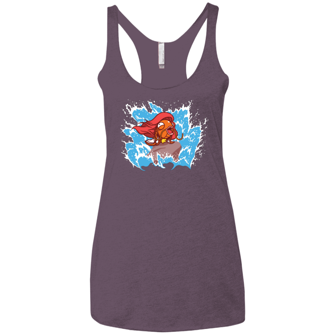 T-Shirts Vintage Purple / X-Small Magikarp Women's Triblend Racerback Tank