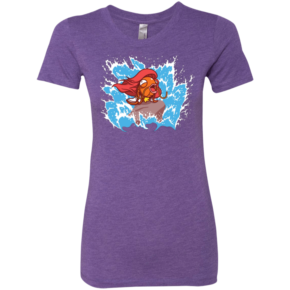 T-Shirts Purple Rush / Small Magikarp Women's Triblend T-Shirt