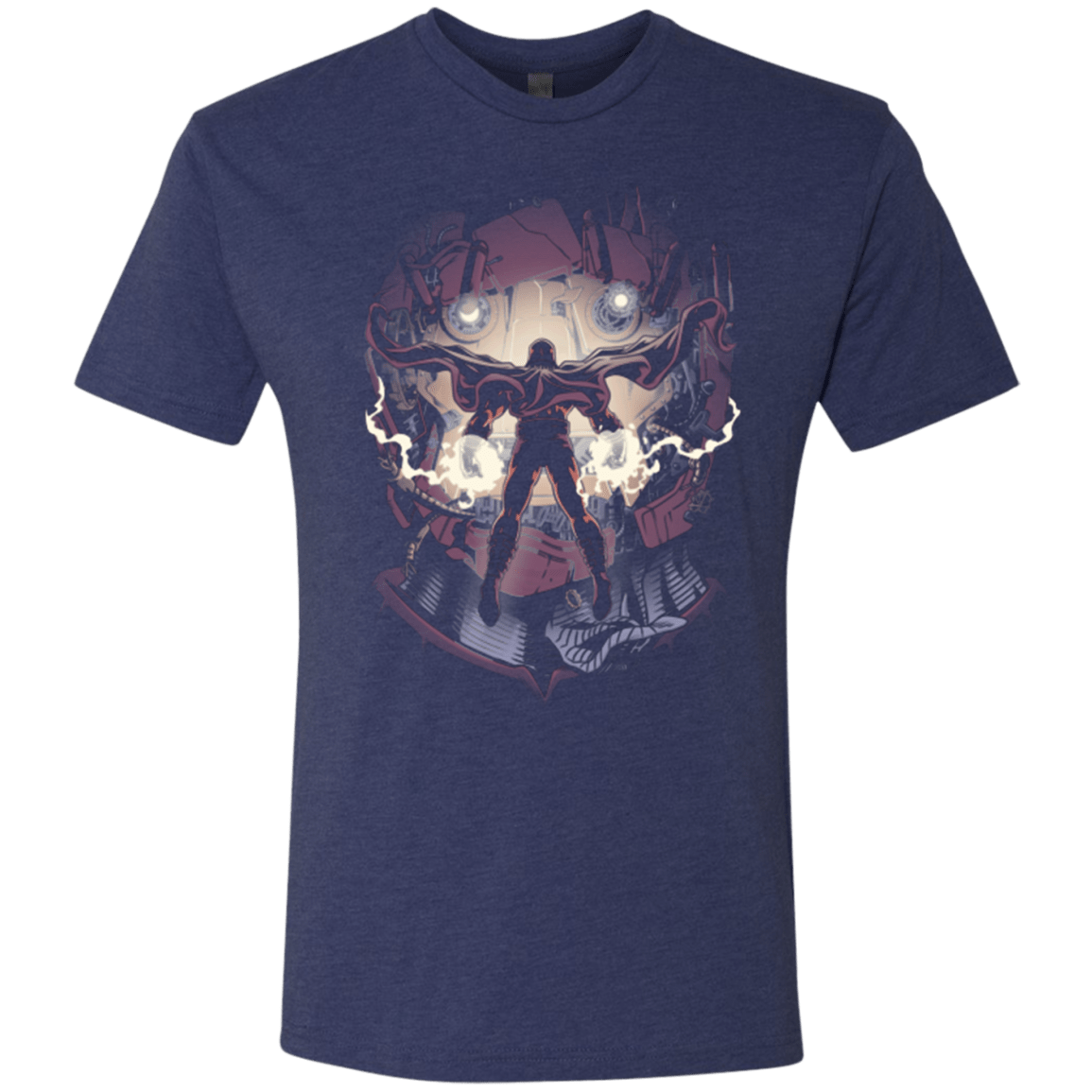 T-Shirts Vintage Navy / Small Magnetic Confrontation Men's Triblend T-Shirt