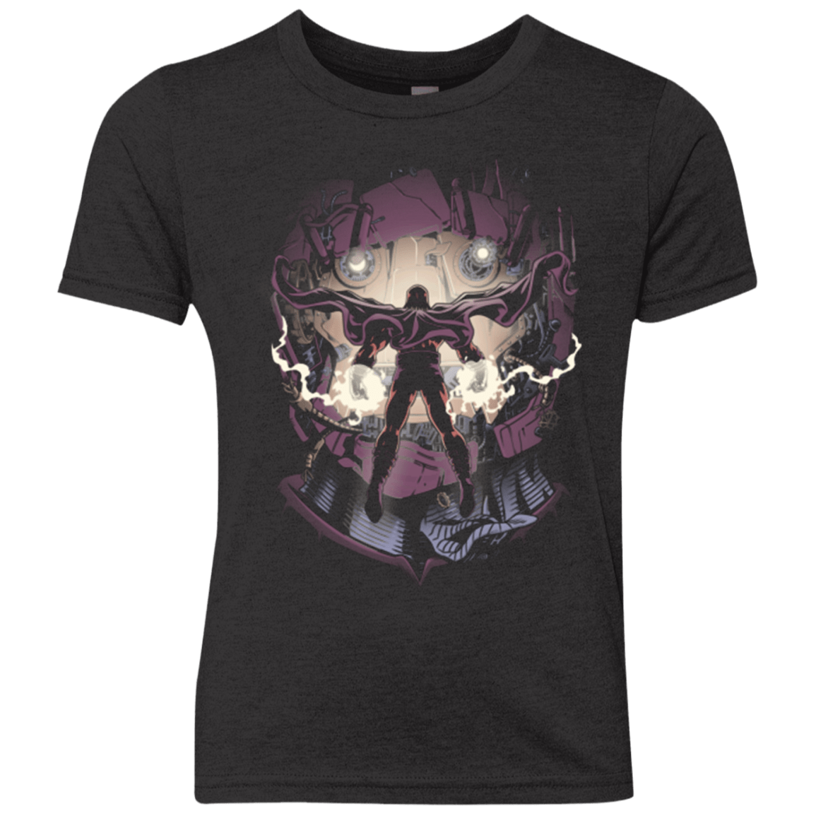 T-Shirts Vintage Black / YXS Magnetic Confrontation Youth Triblend T-Shirt