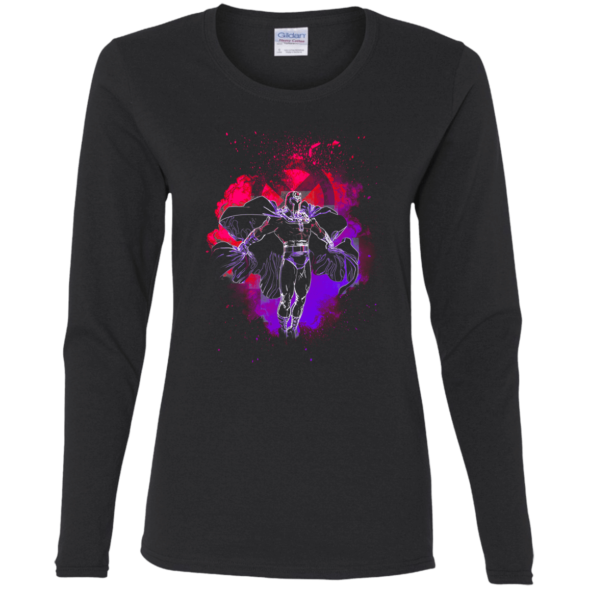 T-Shirts Black / S Magneto Soul Women's Long Sleeve T-Shirt